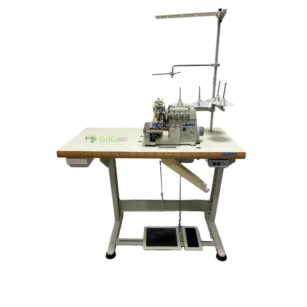 Juki Industrial 4-Thread Overlock Sewing Machine, K.D Table & Servo Motor with REX LED Sewing Light DIY