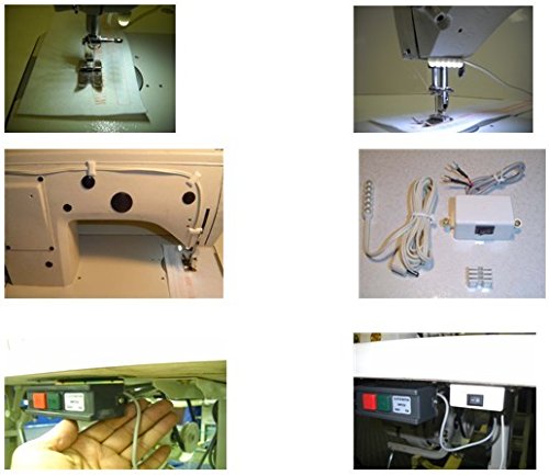Juki DNU-1541S Industrial Sewing w/Safety Mechanism DNU 1541 Walking Foot Needle Feed,servo Motor,Table,lamp. DIY.