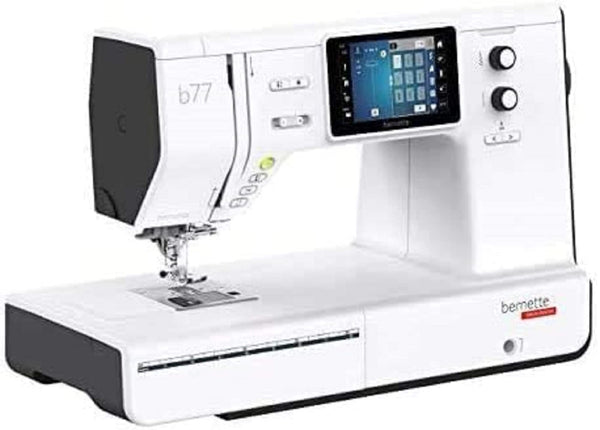 Bernette B77 with 8-Piece Feet Set Included - Versatile Machine for All Skill Levels - Effortless Stitching & Quality Craftsmanship Unleashes Creative Possibilities